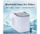 Ice Maker Stainless Steel, Ice Cubes Ready in 10 Mins, 10kg Ice per 24 Hrs, Ice Maker Machine Counter Top Home, Self-Clean Function, 1.3 L with Ice Scoop & Basket 4 in UAE