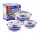 Maxima Stainless Steel Hot Pot Set Size 3500 5000 7500 ml - Silver 1 in KSA