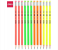 Doms Neon Rubber Tipped HB/2 Graphite Pencil Set | Jar Pack, 30 Pieces | Contains Pencils, Sharpener, Eraser & Scale 3 in UAE