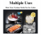 Ice Maker Stainless Steel, Ice Cubes Ready in 10 Mins, 10kg Ice per 24 Hrs, Ice Maker Machine Counter Top Home, Self-Clean Function, 1.3 L with Ice Scoop & Basket 2 in UAE