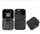 2025 New Mini Flip Mobile Phone 2 SIM Card Small Display Foldable Cell Phone, Unlocked Flip Phone , Black 6 in KSA