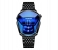 New Hot Diamond Style Quartz Watch Waterproof Fashion Steel Band Men Women Fashion Stainless Steel Waterproof Luxury Golden 1 in UAE