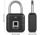 New Padlock, Fingerprint Padlock BT Lock Smart Padlock with APP Control 10 Groups Fingerprint Anti Theft Security Keyless Electronic Lock Outdoor Waterproof Suitable for Locker Gym Gate Doors and Suitcase 1 in KSA