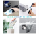 Generic 4-in-1 Car Vacuum Cleaner Tire Inflator - Portable High Power Handheld Car Vacuum Cleaner 7000PA/130W/DC 12V with LCD Tire Pressure Display LED Light Wet/Dry Air Compressor 5 in OMAN