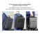 High Quality Waterproof USB Charging Port Multifunction smart fingerprint lock pu leather laptop backpack 4 in UAE