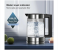 DENX Transparent Glass Kettle 2L Double Pot Tea Pot With filter Electric Kettle with 0.8L Steam Tea Pot, 2 in 1 Multifunctional Electric Kettle 2L 3 in KSA