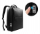 High Quality Waterproof USB Charging Port Multifunction smart fingerprint lock pu leather laptop backpack 2 in UAE