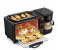 Silver Crest 12L 3 in 1 Breakfast Maker (Oven, Griddle Pan & Coffee Machine) Made With Premium Quality Material & Updated Electronics - Break Fast Machine Includes Frying Pan, Oven & Coffee Maker, black 5 in KSA