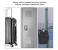 Bluetooth Padlock, Universal Safe Mini Wireless Metal Electronic Keyless Padlock Lock APP Control Password for Luggage Doors Cabinets 4 in UAE