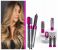 Generic 5 In 1 Hot Air Brush Hair Curler Set - Grey 1 in UAE