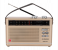 Olsenmark OMR1273 Rechargeable Radio with MP3 Player Portable and Lightweight Design - Brown 1 in KSA