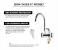 Ultra New Unique Design Home & Kitchen Studio Water Heating Instantaneous,Water Heater Tank less for Tap,with LED Digital Temperature Display ABS Body Shock Proof Electric Tap For Home Kitchen (3000W) 5 in KSA