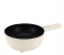 Geepas GFP63063 Electric Frying Pan 4L with Teflon Non-Stick Coating and Multifunctional Steamer - Offwhite 3 in KSA