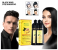 Mokeru Ginger 500ml Instant Black Hair Deye Color Shampoo Easy To Use And Long Lasting, Organic Natural Fast Hair Dye, 100% Grey Coverage in Minutes for Women & Men 1 in OMAN