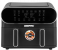 Geepas GAF37532 11L Digital Air Fryer With 5.5L Dual Baskets with Separator - Black 1 in KSA