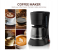 Electric Coffee Maker Drip Automatic All-In-One Small Coffee Machine with Automatic All-In-One Small Coffee Machine 600ml Coffee Pot Espresso Maker 600W Heating 1 in KSA
