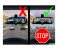 AUKEPO 9.8'' Car Rear View Mirror with Suction Cup, Anti Glare Adjustable Auto Interior Rearview Mirror, HD Thickened Vehicle Inside Mirror Reduce Blind Spots, Universal for Marine, Truck, SUV (Black) 3 in KSA