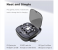 2025 Newest USB Adapter Storage Box, USB C to USB C Retractable Charging Cable Up to 3FT, Adapter Conversion Kit USB/Type-C to Micro/Type-C/Lightning, Data Transfer, Card Slot, Phone Holder Black 1 in KSA