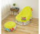 Lounger Chair With Included Foot Rest Pouffe Table Stool, Portable Inflatable Sofa Chair with Footrest Stool 2 in KSA