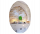 Oval shape adhesive mirror sticker for wall on tiles bathroom bedroom living room unbreakable plastic wall mirror 1 in KSA