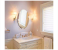 Oval shape adhesive mirror sticker for wall on tiles bathroom bedroom living room unbreakable plastic wall mirror 4 in KSA