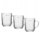 Royalford RF9971 210ML 3 Pcs Glass Mug with Handle 1 in UAE