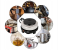 Electric Hot Plate, 500W Mini Hot Plate Electric Cooking Stove Cooking Plate，Portable Countertop Burner Glass Heating Plate, Teapot Warmer, Compatible w/All Cookware (500W) 1 in KSA