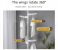 360 Rotate SIBY 4Tier Adjustable Floor to Ceiling Clothes Drying Rack | Versatile Standing Laundry Organizer with 4 Branches for Hanging Suits | Stainless Steel Multi-Layer Coat Hanger for Indoor Use 2 in UAE