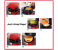 RAF Breakfast Burger Maker, Electric Panini Press with Egg Cooker Ring, Sandwich Press, Non-Stick Coated Plates, Panini Press Sandwich Maker with Indicator Lights, Cool Touch Handle 5 in UAE