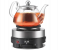 Electric Hot Plate, 500W Mini Hot Plate Electric Cooking Stove Cooking Plate，Portable Countertop Burner Glass Heating Plate, Teapot Warmer, Compatible w/All Cookware (500W) 3 in KSA