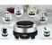 Electric Hot Plate, 500W Mini Hot Plate Electric Cooking Stove Cooking Plate，Portable Countertop Burner Glass Heating Plate, Teapot Warmer, Compatible w/All Cookware (500W) 4 in KSA