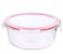 Delcasa DC1433 BRS Round Glass Airtight Container 0.95 L - Clear 1 in UAE