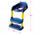 Anti-Slip Grip Sturdy Bathroom Western Toilet 2 Step Potty Stool Trainer for Boys & Girls with Safety Handles Splash Guard & Soft Seat Fits All Standard Size Toilet 6 in UAE