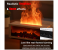 Fireplace Essential Oil Diffuser, Aromatherapy Diffuser, 150ml Ultrasonic Cool Mist Humidifier, 7 Colors Firelight Flame Diffuser with Remote, Waterless Auto-Off & Timer for Home Office 4 in KSA
