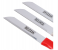 Delcasa DC1759 3Pcs Kitchen Paring Knife Set All Purpose Small Kitchen Knife - 2 Red And 1 White 2 in UAE