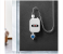 Instant Heater Shower Hot Water Heater with Digital Display 110V Hot Water Heater Tankless Waterproof Eliminate Time for Hot Water Shelf Wall 2 in UAE
