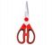 Delcasa DC2356 Stainless Steel 3 in1 Kitchen Scissors With Sharp Blade - Red 1 in KSA