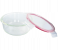 Delcasa DC1433 BRS Round Glass Airtight Container 0.95 L - Clear 2 in UAE
