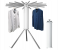 Portable Clothes Drying Rack Laundry Rack Tripod Folding Space Saving Laundry Drying Rack Collapsible with Wheel 360° Rotation, Expandable 16 Aluminum Dry Rods 1 in KSA