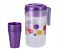 Delcasa DC1495 Water Jug With 4Pc Glass - Multi-Color 1 in UAE