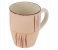 Delcasa DC3185 Stoneware Mug 9 oz - Brown 2 in UAE