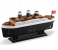 Titanic Ship Model Humidifier 250ml Essential Oil Diffuser Jellyfish Smoke Ring Spray Aroma Diffuser RGB Ultra Sonic Humidifier 1 in KSA