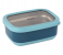 Delcasa DC3218 1400 Ml Food Container Rectangle Tiffin Box With Stainless Steel Inner And Seal Lid - Blue 1 in UAE