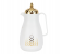 Delcasa DC3252 1L Vacuum Flask With Pink Glass Inner And Sturdy Outer Body - White And Golden 1 in UAE