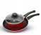 Delcasa DC2898 Nonstick Cookware Set - Red 1 in KSA