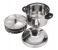 Delcasa DC2872 Double Layer Steamer Pot - Silver 2 in UAE