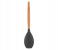 Delcasa DC3172 Silicone Rice Spoon with Wooden Handle - Black And Brown 1 in UAE