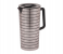 Delcasa DC3098 Plastic Jug And 4 Water Glass Set 2400 ML - Silver And Black 2 in UAE