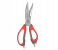 Delcasa DC3197 9Inch Multipurpose Kitchen Scissors With Nut Cracker Screw And Bottle Opener - Red 1 in UAE