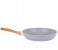Delcasa DC3323 28 Cm Essential Frypan Strong Forged Aluminum Body With Granite Coating And Heat Resistant Wooden Finish Bakelite Handle - Grey 2 in UAE